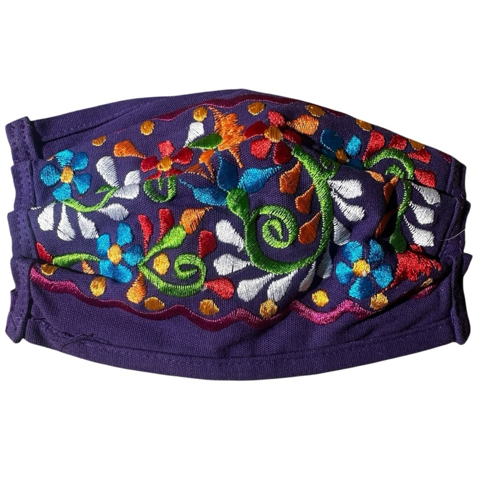 Embroidered Face Mask New